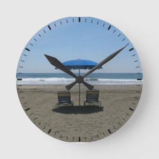 Strand Runde Wanduhr