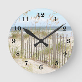 Strand Runde Wanduhr