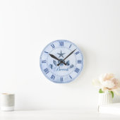 Strand Runde Wanduhr (Zuhause)