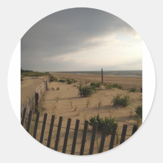 Strand Runder Aufkleber