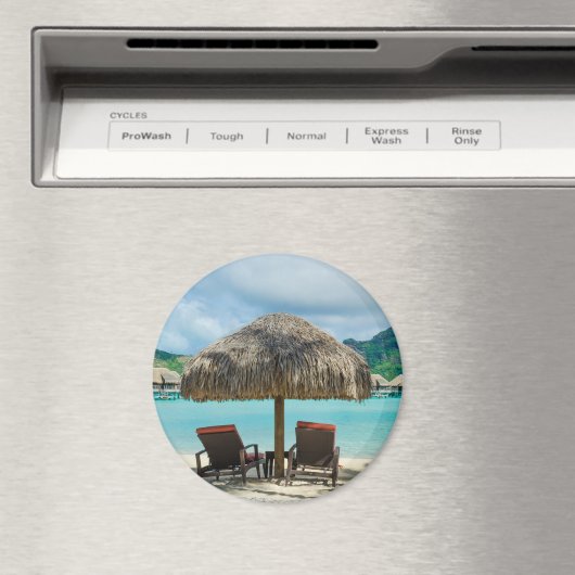 Strand: Rundmagnet am Bora Bora Magnet (In Situ (Geschirrspüler))