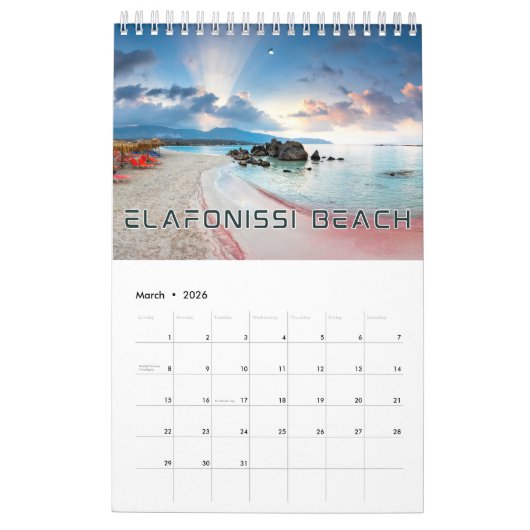 Strand Sammlung Mauer Kalender (Mär 2026)