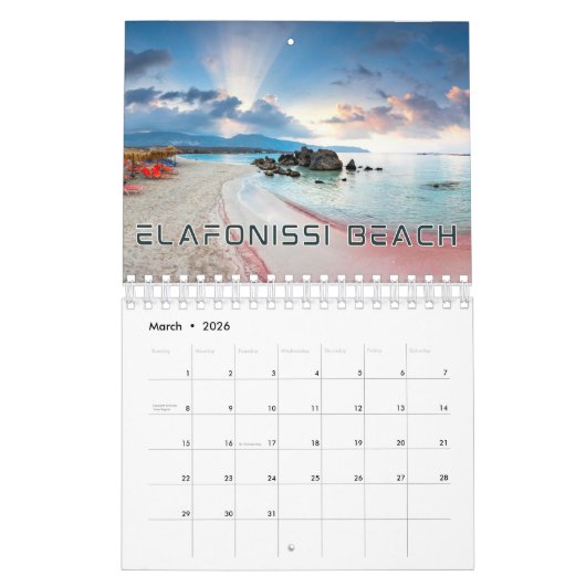 Strand Sammlung Mauer Kalender (Mär 2026)