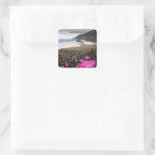 Strand San Francisco Quadratischer Aufkleber (Tasche)