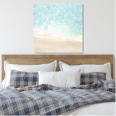 Strand Sand Canvas - Print Leinwanddruck (Insitu (Schlafzimmer))