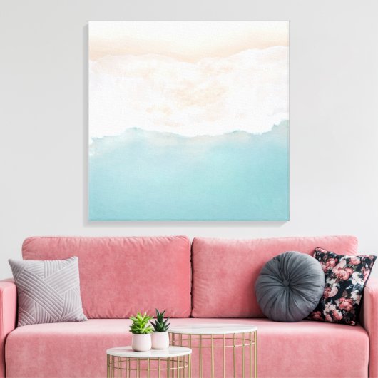 Strand Sand Canvas - Print Leinwanddruck (Insitu (Wohnzimmer))