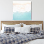 Strand Sand Canvas - Print Leinwanddruck (Insitu (Schlafzimmer))