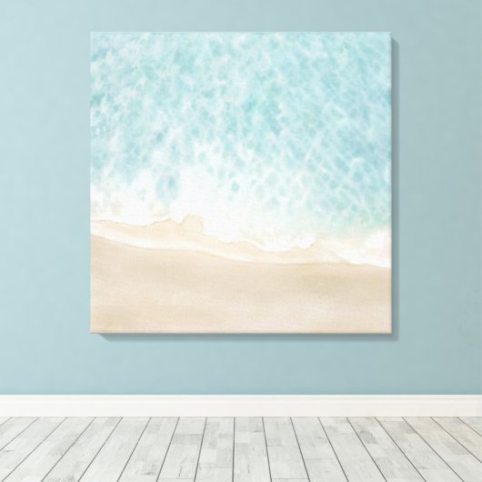 Strand Sand Canvas - Print Leinwanddruck (Insitu (Holzboden))