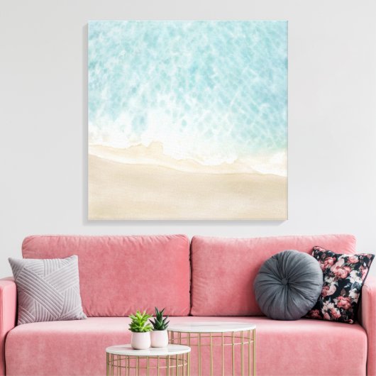 Strand Sand Canvas - Print Leinwanddruck (Insitu (Wohnzimmer))