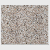 Strand Sand mit kleinen Muscheln wiederholt Muster Geschenkpapier (Flach)