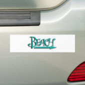 Strand Sand-nbrandung Autoaufkleber (Auf Auto)