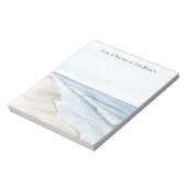 Strand Sand Ozean Notizblock (Rotiert)