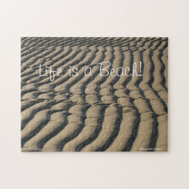Strand-Sand-Puzzlespiel Puzzle