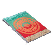 Strand Sand, Strandtuch, Ozean Notizblock (Rechte Seite)