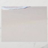 Strand-Sand-Tri-Fold-Hochzeitsprogramm-Vorlage (Rückseite)
