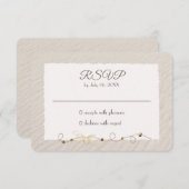 Strand Sand UAWG RSVP Karte (Vorne/Hinten)