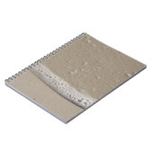 Strand Sand und Meeresschaum Notizblock (Linke Seite)