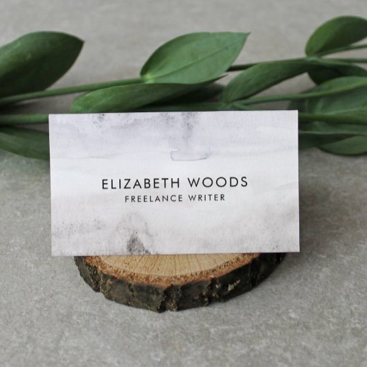 Strand Sand Wasserfarbe Abstrakt Beige Beruflich Visitenkarte