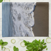 Strand/Sand/Waves Geschirrtuch (Gefaltet)