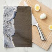 Strand/Sand/Waves Geschirrtuch (Viertel Falte)