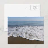 Strand/Sand/Waves Postkarte (Vorne/Hinten)
