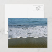 Strand/Sand/Waves Postkarte (Vorne/Hinten)