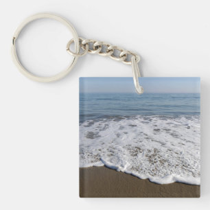 Strand/Sand/Wellen Schlüsselanhänger