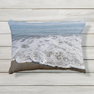 Strand/Sand/Wellen/Steine/Steine/Steine/Kieselstei Kissen Für Draußen