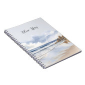 Strand Sand Wolken Blauer Himmel Notizblock (Rechte Seite)