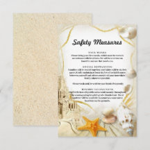 Strand-Sandburg-Hochzeitssicherheitsmaßnahmen