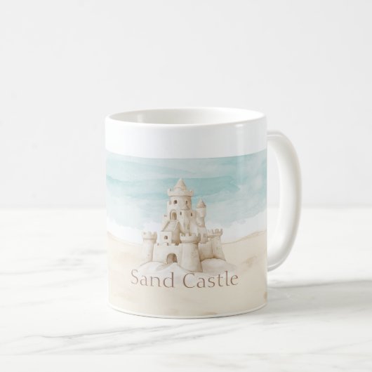 Strand Sandburg Kaffeetasse (VorderseiteRechts)
