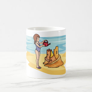 Strand Sandcastle Kaffeetasse