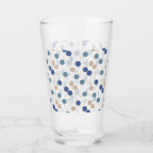 Strand Sandfarbenen Punkte Glas (Vorderseite)