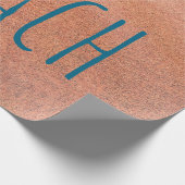 Strand Sandy Küste Blue Ocean Wave Küste Geschenkpapier (Ecke)