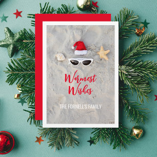 Strand Santa Hut Weihnachten im Juli
