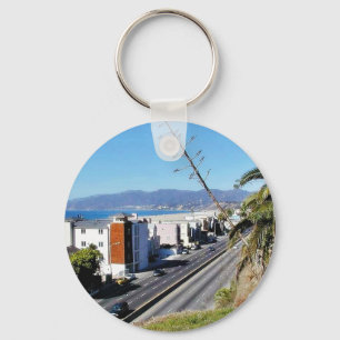 Strand-Santa Monica Ozean Schlüsselanhänger