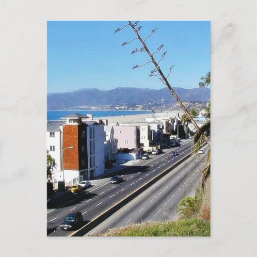 Strand Santa Monica Postkarte (Vorderseite)