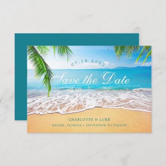 Strand Save the Date (Vorne/Hinten)