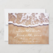 Strand Save the Date (Rückseite)