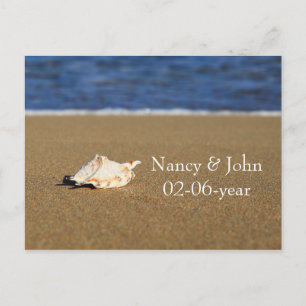 Strand Save the Date Ankündigungspostkarte