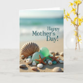 Strand Schätze Muttertagskarte Karte (Gelbe Blume)