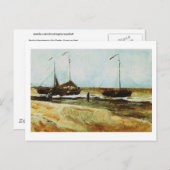 Strand Scheveningen, Calm Weather, Vincent van Gog Postkarte (Vorne/Hinten)