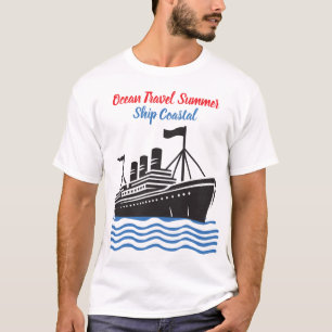 Strand & Schiff Küsten Design – Ozean Reise Sommer T-Shirt