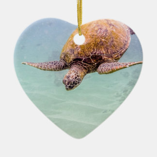 Strand-Schildkröte 2014 Mauis Hawaii Keramikornament