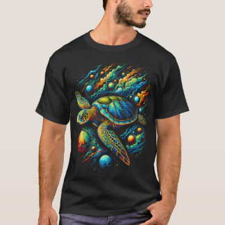 Strand Schildkröte Beach Lover Ozean T-Shirt