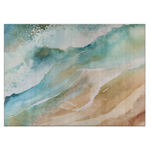 Strand Schneidebrett (Vorderseite)