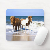 Strand-Schönheits-Pferdemausunterlage Mousepad (Mit Mouse)