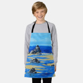 Strand Schürze (Getragen)