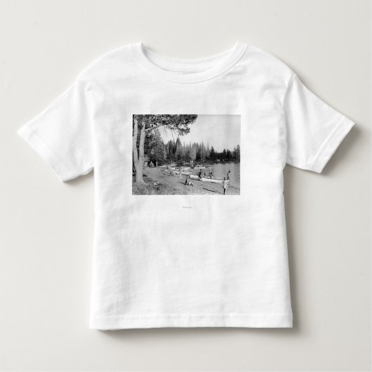 Strand-Schwimmer-Fotografie des Diamond See-, Kleinkind T-shirt (Vorderseite)