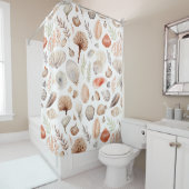 Strand Seashell Küste Duschvorhang (Beispiel)